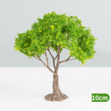 Maxbell 3x Model Trees Diorama Tree for Railway Building Model DIY Scenery Landscape yellow flower trees