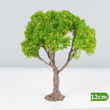 Maxbell 3x Model Trees Diorama Tree for Railway Building Model DIY Scenery Landscape yellow flower trees