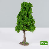 Maxbell 3x Model Trees Diorama Tree for Railway Building Model DIY Scenery Landscape tower shaped tree
