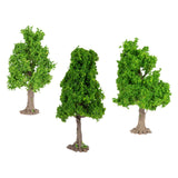 Maxbell 3x Model Trees Diorama Tree for Railway Building Model DIY Scenery Landscape tower shaped tree