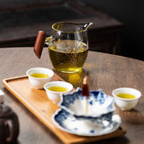 Maxbell Ceramic Tea Strainer Filter Unique Kung Fu Tea Filter for Desk Home Teahouse
