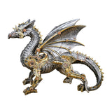 Maxbell Mechanical Punk Statue Ornaments Steampunk Craft for Office Table Decoration Flying Dragon