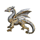 Maxbell Mechanical Punk Statue Ornaments Steampunk Craft for Office Table Decoration Flying Dragon