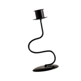Maxbell Iron Candle Holder Retro Pillar Candles Stand for Living Room Hotel Tabletop S