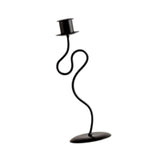 Maxbell Iron Candle Holder Retro Pillar Candles Stand for Living Room Hotel Tabletop L