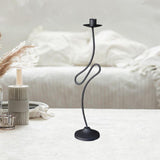 Maxbell Iron Candle Holder Retro Table Centerpiece for Banquet Anniversary Fireplace