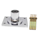 Maxbell Pole Dance Fixed Flange Plate Rectangular Top Plate for Home Ceiling Roofing
