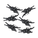 Maxbell 6x HO Scale Train Coupler Portable Hobby Train Couplers for 1/87 Accessories