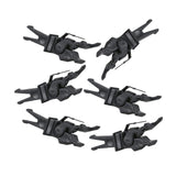 Maxbell 6x HO Scale Train Coupler Portable Hobby Train Couplers for 1/87 Accessories