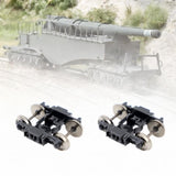 Maxbell HO Scale 1:87 Model Train Bogies Easy to Install Diorama Railway Accessories 2 pcs