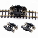 Maxbell HO Scale 1:87 Model Train Bogies Easy to Install Diorama Railway Accessories 2 pcs