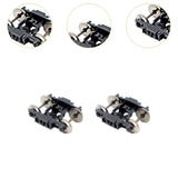 Maxbell HO Scale 1:87 Model Train Bogies Easy to Install Diorama Railway Accessories 2 pcs
