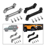 Maxbell 2 Pieces 1/18 RC Car Drive Shaft RC Transmission Shaft for RC Vehicles argent