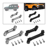 Maxbell 2 Pieces 1/18 RC Car Drive Shaft RC Transmission Shaft for RC Vehicles argent