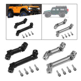 Maxbell 2 Pieces 1/18 RC Car Drive Shaft RC Transmission Shaft for RC Vehicles argent