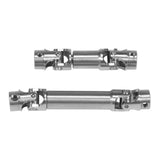 Maxbell 2 Pieces 1/18 RC Car Drive Shaft RC Transmission Shaft for RC Vehicles argent