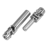 Maxbell 2 Pieces 1/18 RC Car Drive Shaft RC Transmission Shaft for RC Vehicles argent