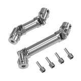 Maxbell 2 Pieces 1/18 RC Car Drive Shaft RC Transmission Shaft for RC Vehicles argent