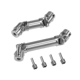 Maxbell 2 Pieces 1/18 RC Car Drive Shaft RC Transmission Shaft for RC Vehicles argent