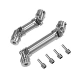 Maxbell 2 Pieces 1/18 RC Car Drive Shaft RC Transmission Shaft for RC Vehicles argent
