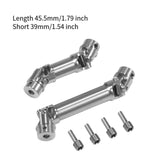 Maxbell 2 Pieces 1/18 RC Car Drive Shaft RC Transmission Shaft for RC Vehicles argent