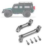 Maxbell 2 Pieces 1/18 RC Car Drive Shaft RC Transmission Shaft for RC Vehicles argent