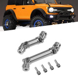 Maxbell 2 Pieces 1/18 RC Car Drive Shaft RC Transmission Shaft for RC Vehicles argent