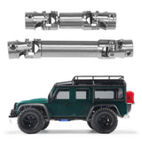 Maxbell 2 Pieces 1/18 RC Car Drive Shaft RC Transmission Shaft for RC Vehicles argent