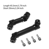 Maxbell 2 Pieces 1/18 RC Car Drive Shaft RC Transmission Shaft for RC Vehicles black