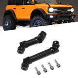 Maxbell 2 Pieces 1/18 RC Car Drive Shaft RC Transmission Shaft for RC Vehicles black