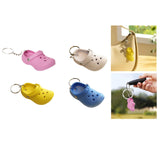 Maxbell Cute Slipper Keychain Charms Accessory Gift Keyring for Girl Vacation pink
