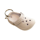 Maxbell Cute Slipper Keychain Charms Accessory Gift Keyring for Girl Vacation white