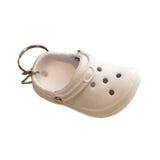 Maxbell Cute Slipper Keychain Charms Accessory Gift Keyring for Girl Vacation white