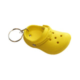 Maxbell Cute Slipper Keychain Charms Accessory Gift Keyring for Girl Vacation yellow