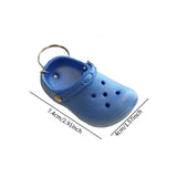 Maxbell Cute Slipper Keychain Charms Accessory Gift Keyring for Girl Vacation blue