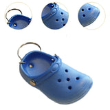 Maxbell Cute Slipper Keychain Charms Accessory Gift Keyring for Girl Vacation blue