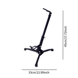 Maxbell Electric Blowpipe Stand Padded Support Stable Saxophone Stand Aerophone Rack