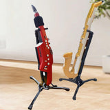 Maxbell Electric Blowpipe Stand Padded Support Stable Saxophone Stand Aerophone Rack