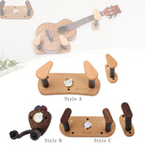Maxbell Guitar Wall Hanger Hook for Guitar Player Gift Acoustic Guitars Bass Guitars style A