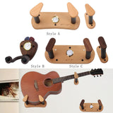 Maxbell Guitar Wall Hanger Hook for Guitar Player Gift Acoustic Guitars Bass Guitars style A