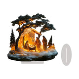 Maxbell Jesus Birth Figurine Christmas Statue for Hallway Bedroom Table Centerpieces