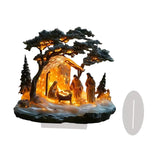 Maxbell Jesus Birth Figurine Christmas Statue for Hallway Bedroom Table Centerpieces