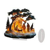 Maxbell Jesus Birth Figurine Christmas Statue for Hallway Bedroom Table Centerpieces