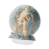 Maxbell Christmas Jesus Decoration with Light Sculpture for Desktop Office Christmas
