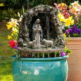 Maxbell Christmas Acrylic Yard Stake Virgin Mary and Jesus Garden Sign for Christmas