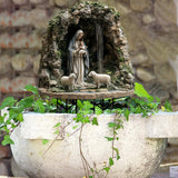 Maxbell Christmas Acrylic Yard Stake Virgin Mary and Jesus Garden Sign for Christmas