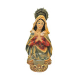 Maxbell Virgin Mary Statue Craft Religious Gift Home Decor for Desk Tabletop Bedroom