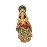 Maxbell Virgin Mary Statue Craft Religious Gift Home Decor for Desk Tabletop Bedroom