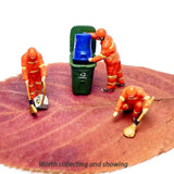 Maxbell 4 Pieces 1:64 Scale Action Figures Realistic Layout Decoration Model Figures