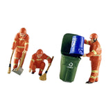 Maxbell 4 Pieces 1:64 Scale Action Figures Realistic Layout Decoration Model Figures